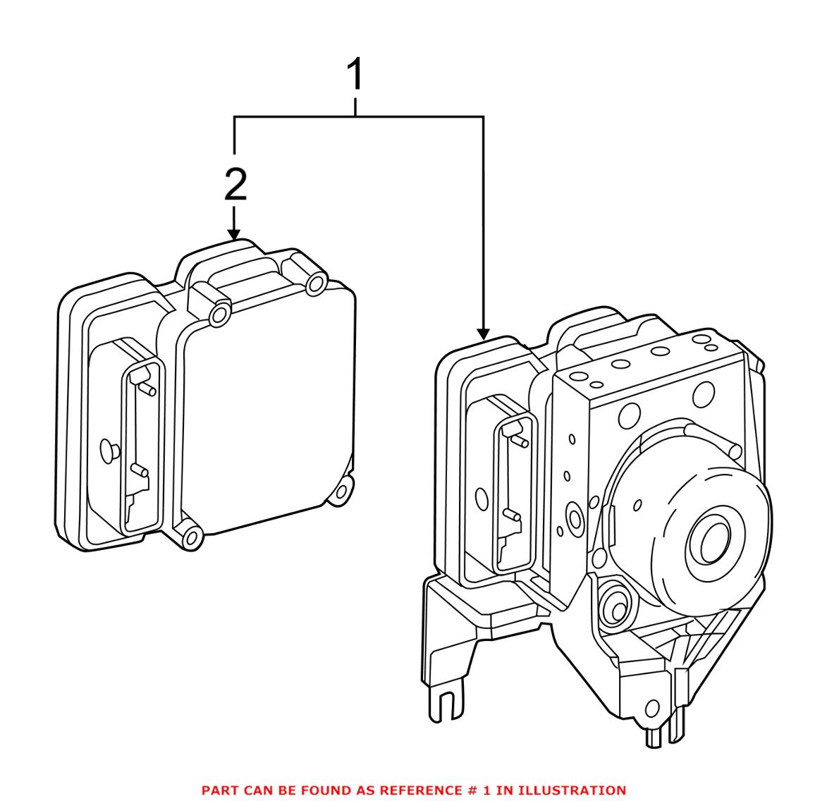 Mercedes ABS Hydraulic Assembly 0004314000